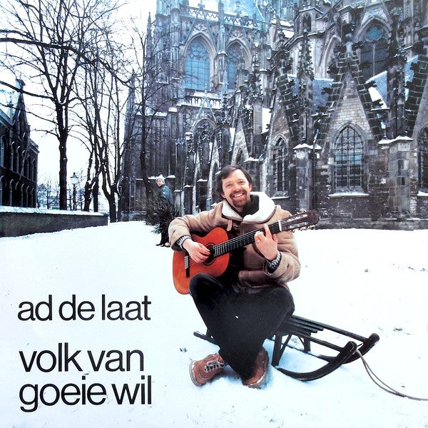 Ad De Laat - Volk Van Goeie Wil (LP) Vinyl LP Vinyl Very Good (VG) <br> Hoes Good Plus (G+)