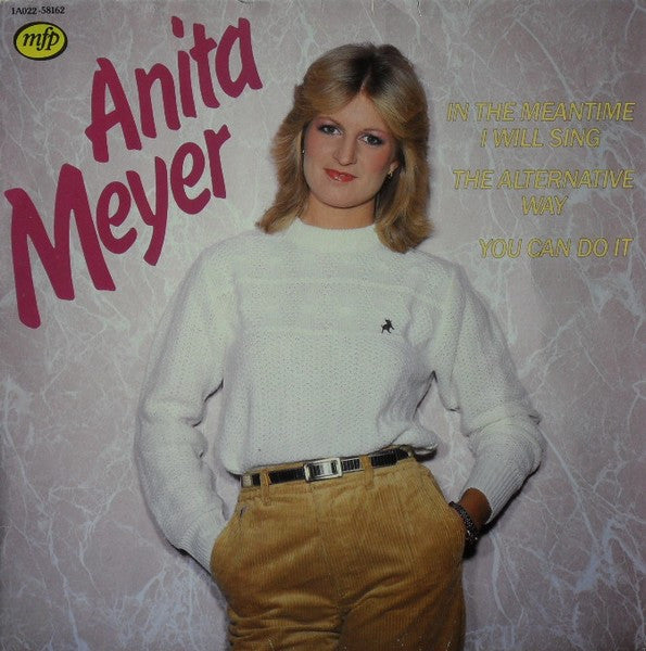 Anita Meyer - In The Meantime I Will Sing (LP) Vinyl LP Vinyl Very Good (VG) <br> Hoes Good Plus (G+)