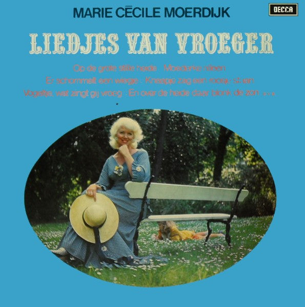 Marie-Cecile Moerdijk - Liedjes Van Vroeger (LP) 41709 Vinyl LP Vinyl Very Good (VG) <br> Hoes Good Plus (G+)