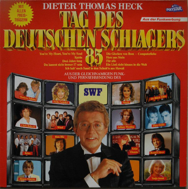 Various - Tag Des Deutschen Schlagers '** (LP) Vinyl LP Vinyl Very Good (VG) <br> Hoes Good Plus (G+)