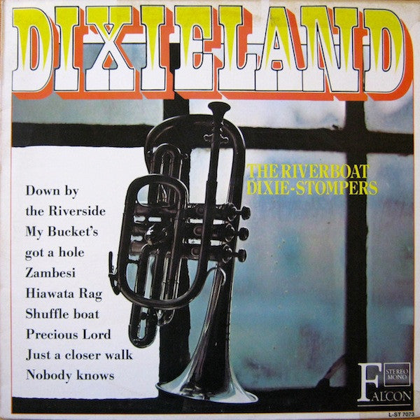 Riverboat Dixie-Stompers - Dixieland (LP) Vinyl LP Vinyl Very Good (VG) <br> Hoes Good Plus (G+)