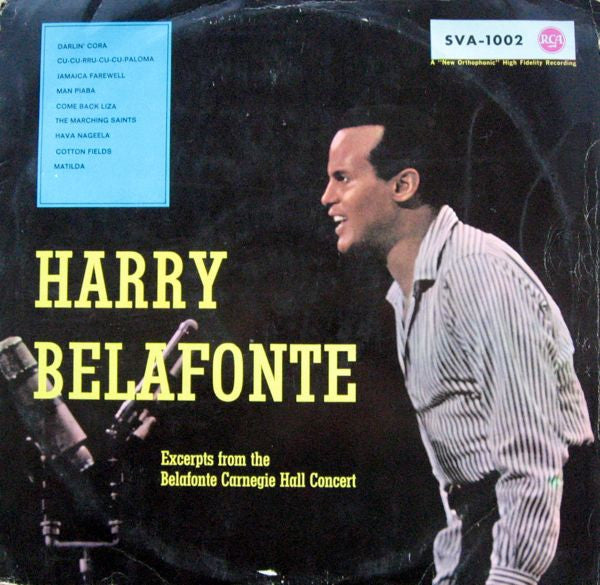 Harry Belafonte - Excerpts From The Belafonte Carnegie Hall (LP) Vinyl LP Vinyl (VG) <br> Hoes (G+)
