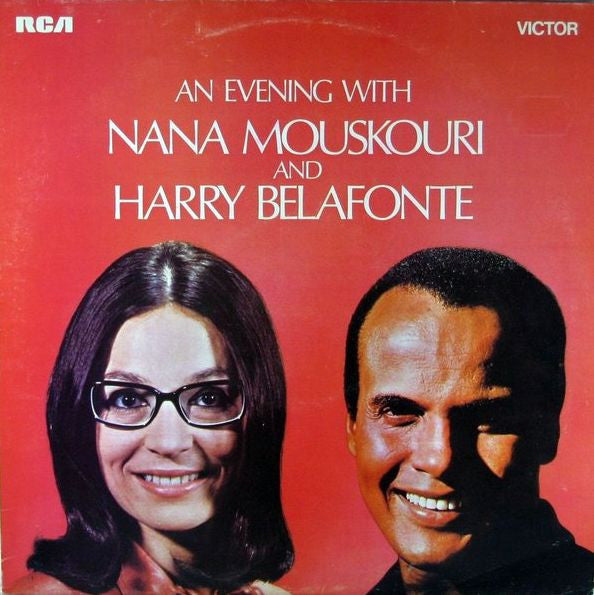 Belafonte / Mouskouri - An Evening With Belafonte / Mouskouri (LP) Vinyl LP Vinyl (VG) <br> Hoes (G+)
