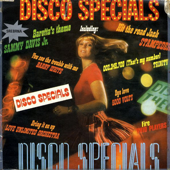 Various - Disco Specials (LP) Vinyl LP Vinyl Very Good (VG) <br> Hoes Good Plus (G+)
