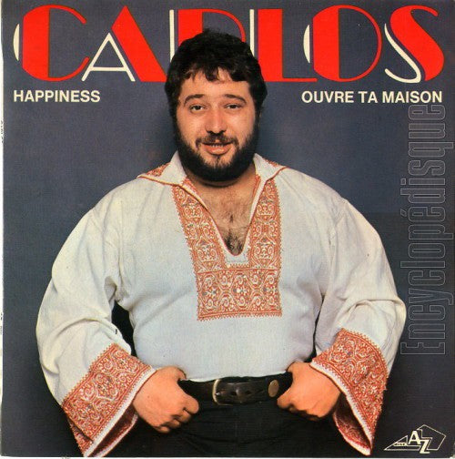 Carlos - Happiness Vinyl Singles Vinyl Very Good (VG) <br> Hoes Good Plus (G+)