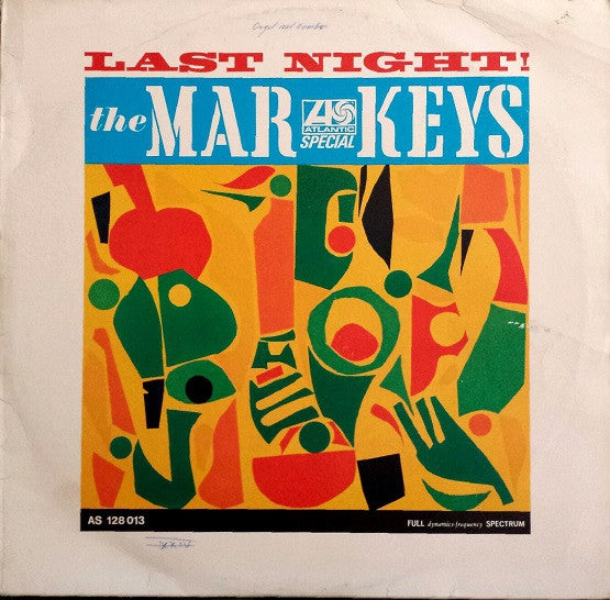 Mar-Keys - Last Night! (LP) Vinyl LP Vinyl Very Good (VG) <br> Hoes Good Plus (G+)