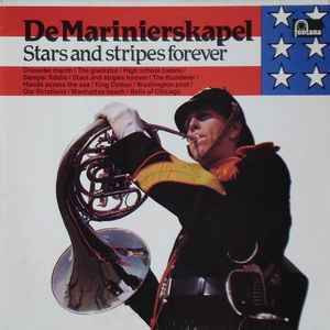 Marinierskapel - Stars And Stripes Forever (LP) Vinyl LP Vinyl Very Good (VG) <br> Hoes Good Plus (G+)