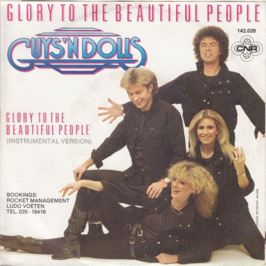 Guys 'N' Dolls - Glory To The Beautiful People 06495 Vinyl Singles Vinyl Very Good (VG) <br> Hoes Good Plus (G+)