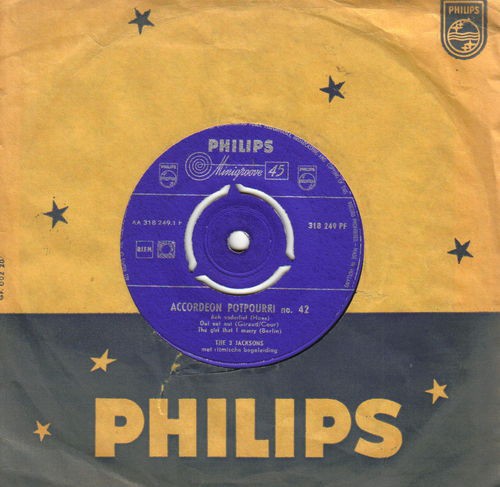 3 Jacksons - Accordeon Potpourri No. 42 Vinyl Singles Vinyl Goed / Hoes Generic