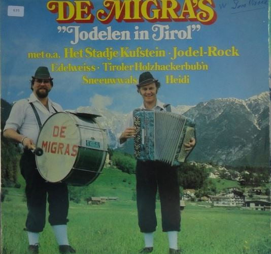 Migra's - Jodelen In Tirol (LP) Vinyl LP Vinyl (VG) <br> Hoes (G+)