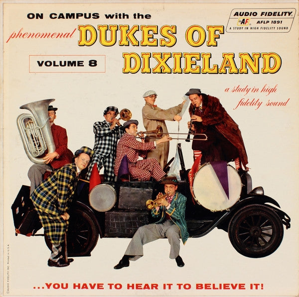 Dukes Of Dixieland - On Campus with the Dukes Of Dixieland Volume * (LP) Vinyl LP Vinyl Very Good (VG) <br> Hoes Good Plus (G+)