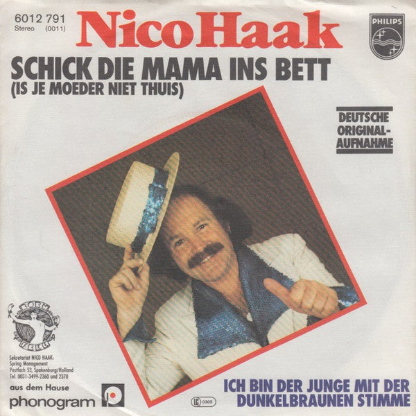 Nico Haak - Schick Die Mama Ins Bett Vinyl Singles Vinyl Very Good (VG) <br> Hoes Good Plus (G+)