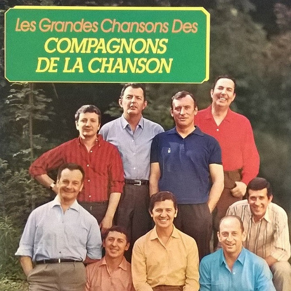 Compagnons De La Chanson - Les Grandes Chansons Des (LP) Vinyl LP Vinyl Very Good (VG) <br> Hoes Good Plus (G+)