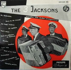3 Jacksons - Accordion With Rhythm Accompaniment 11030 Vinyl Singles EP Vinyl Very Good (VG) <br> Hoes Good Plus (G+)
