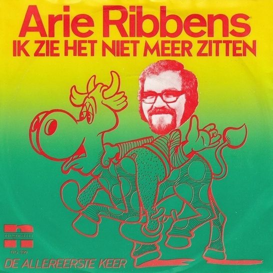 Arie Ribbens - Ik Zie Het Niet Meer Zitten Vinyl Singles Vinyl Very Good (VG) <br> Hoes Good Plus (G+)