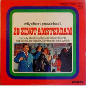 Various - Willy Alberti Presenteert: Zo Zingt Amsterdam (LP) Vinyl LP Vinyl Very Good (VG) <br> Hoes Good Plus (G+)