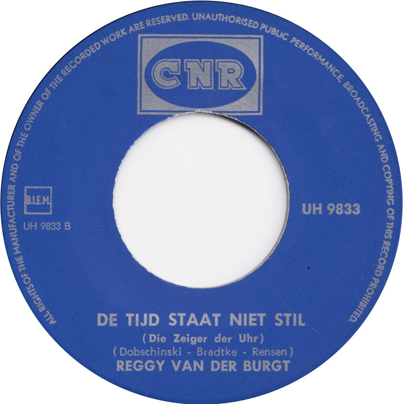 Reggy Van Der Burgt - Teddybeer Vinyl Singles Vinyl Very Good (VG) <br> Hoes Good Plus (G+)