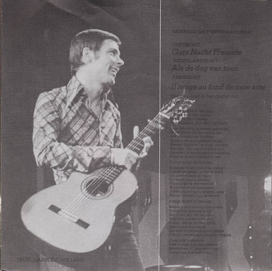 Reinhard Mey - Il Neige Au Fond De Mon Ame Vinyl Singles Vinyl Zeer Goed / Hoesje Goed "VINYLSINGLES.NL"