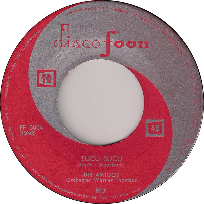 Reni Heiberg Und Die Evelyn-Sisters / Die Amigos - Ein Schiff Wird Kommen / Sucu Sucu (B-Keus) Vinyl Singles Vinyl Very Good (VG) <br> Hoes Generic