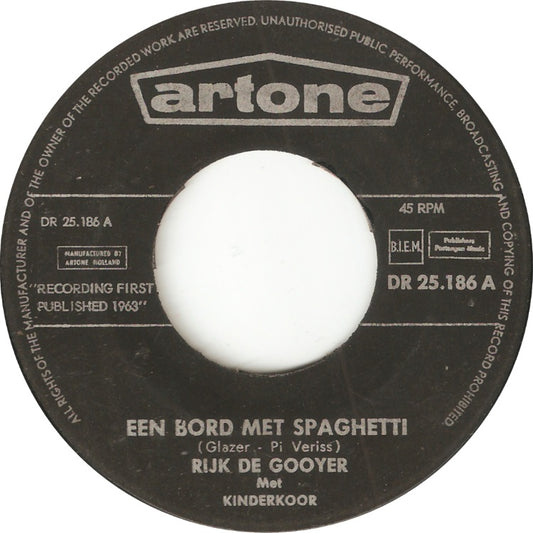 Rijk de Gooyer - Een Bord Met Spaghetti 36343
