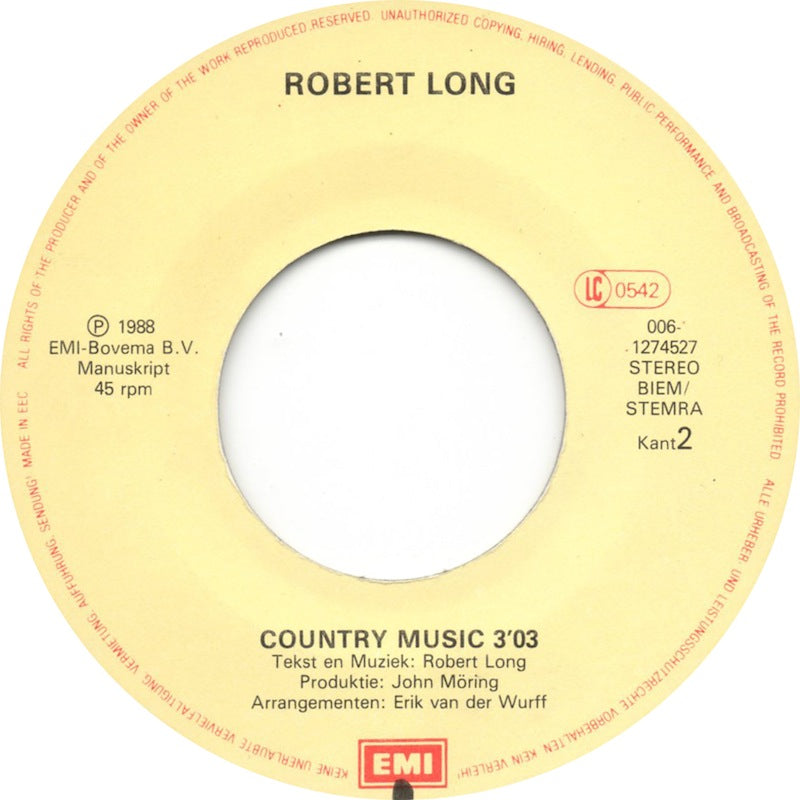 Robert Long - Ai Lof Joe So Vinyl Singles
