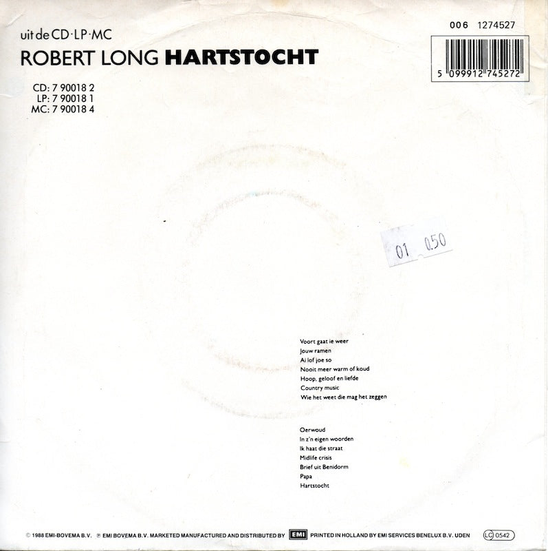 Robert Long - Ai Lof Joe So Vinyl Singles Vinyl Very Good (VG) <br> Hoes Good Plus (G+)
