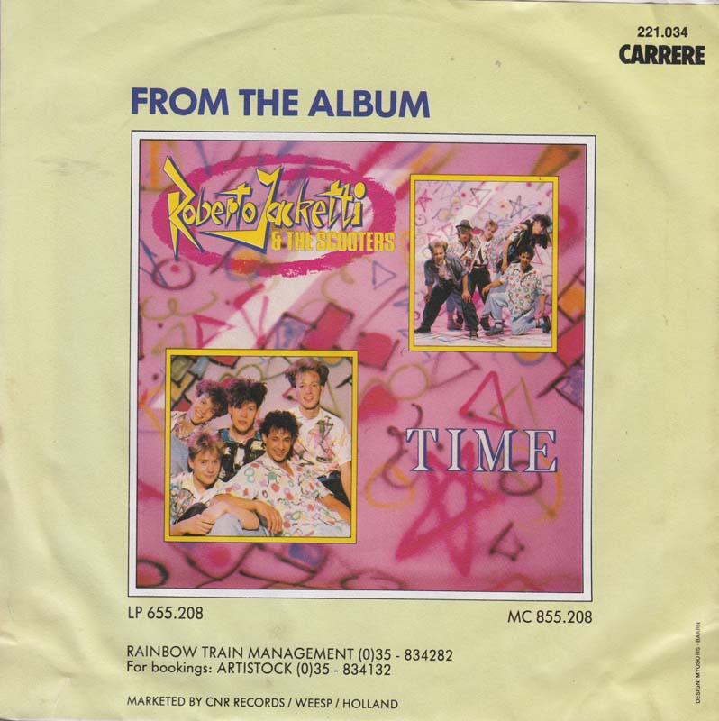 Roberto Jacketti & The Scooters - Make Me Cry 40520 Vinyl Singles Vinyl Very Good (VG) <br> Hoes Good Plus (G+)