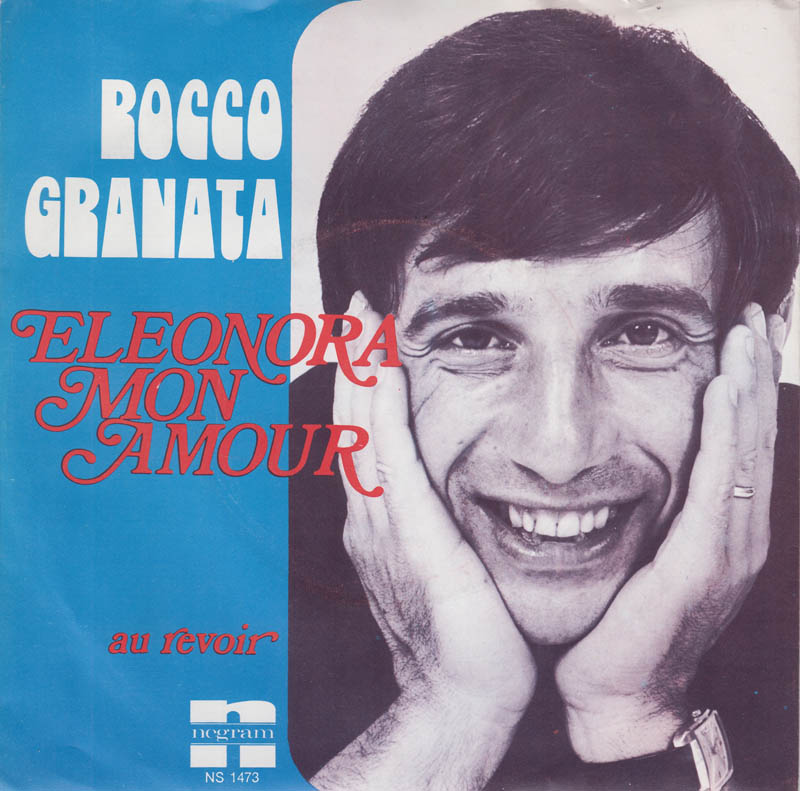 Rocco Granata - Eleonora Mon Amour Vinyl Singles Vinyl Very Good (VG) <br> Hoes Good Plus (G+)