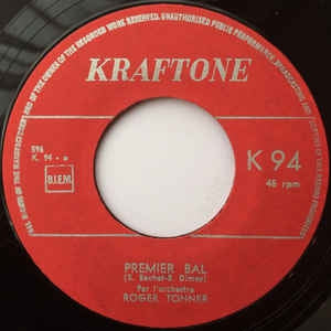Roger Tonner Le Metro Club Orchestra - Premier Bal Vinyl Singles