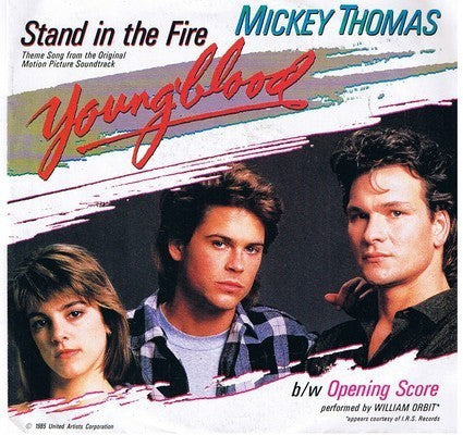Mickey Thomas - Stand In The Fire Vinyl Singles Vinyl (VG) <br> Hoes (G+)