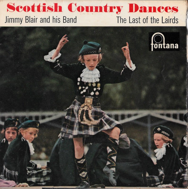 Jimmy Blair & His Scottish Dance Band - Scottish Country Dances - Miss Cahoon's Reel Vinyl Singles EP Vinyl Very Good (VG) <br> Hoes Good Plus (G+)