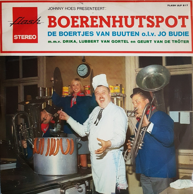 Boertjes Van Buuten - Boeren Hutspot (LP) Vinyl LP Vinyl Very Good (VG) <br> Hoes Good Plus (G+)