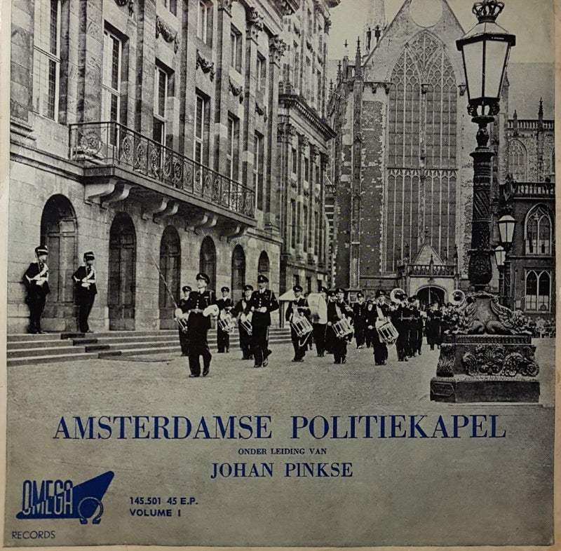 Amsterdamse Politiekapel - Volume I Vinyl Singles EP Vinyl Very Good (VG) <br> Hoes Good Plus (G+)