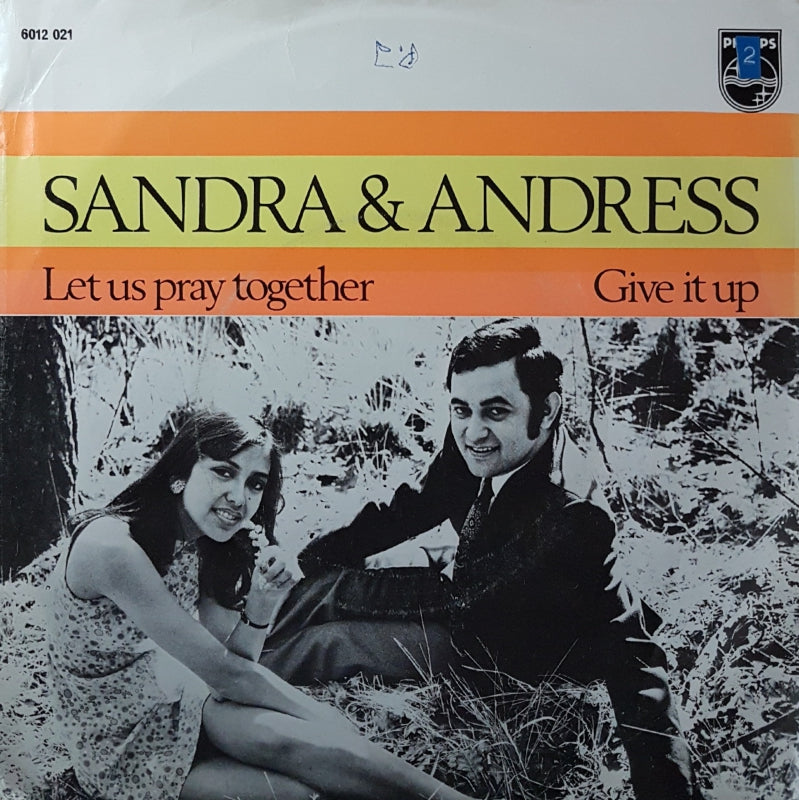 Sandra & Andres - Let Us Pray Together Vinyl Singles Vinyl Very Good (VG) <br> Hoes Good Plus (G+)