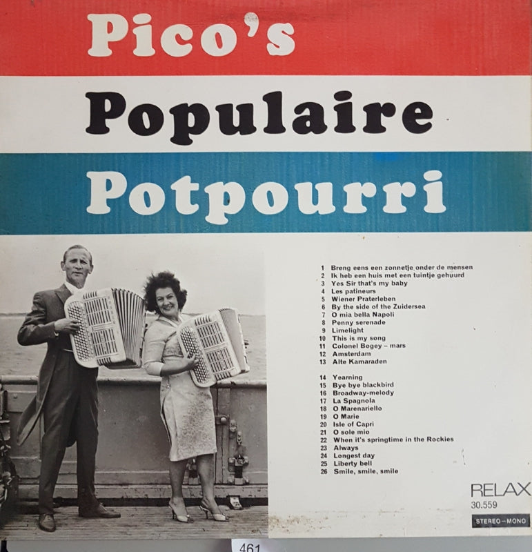 Pico's - Populaire Potpourri (LP) Vinyl LP Vinyl (VG) <br> Hoes (G+)