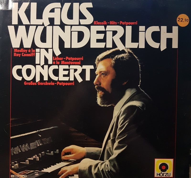 Klaus Wunderlich - In Concert (LP) Vinyl LP Vinyl Very Good (VG) <br> Hoes Good Plus (G+)
