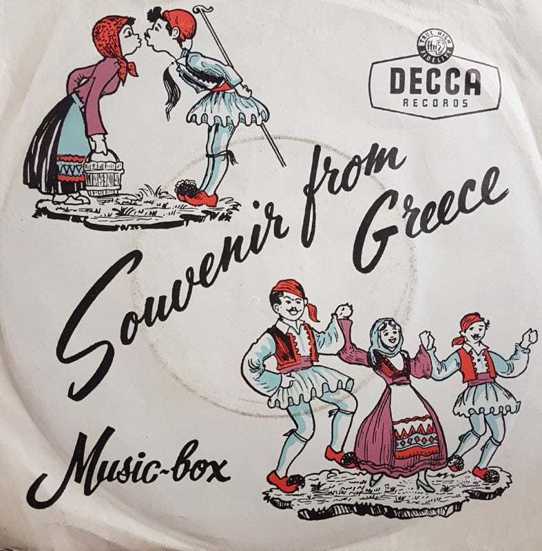 Souvenir From Greece Vinyl Singles Vinyl Very Good (VG) <br> Hoes Good Plus (G+)