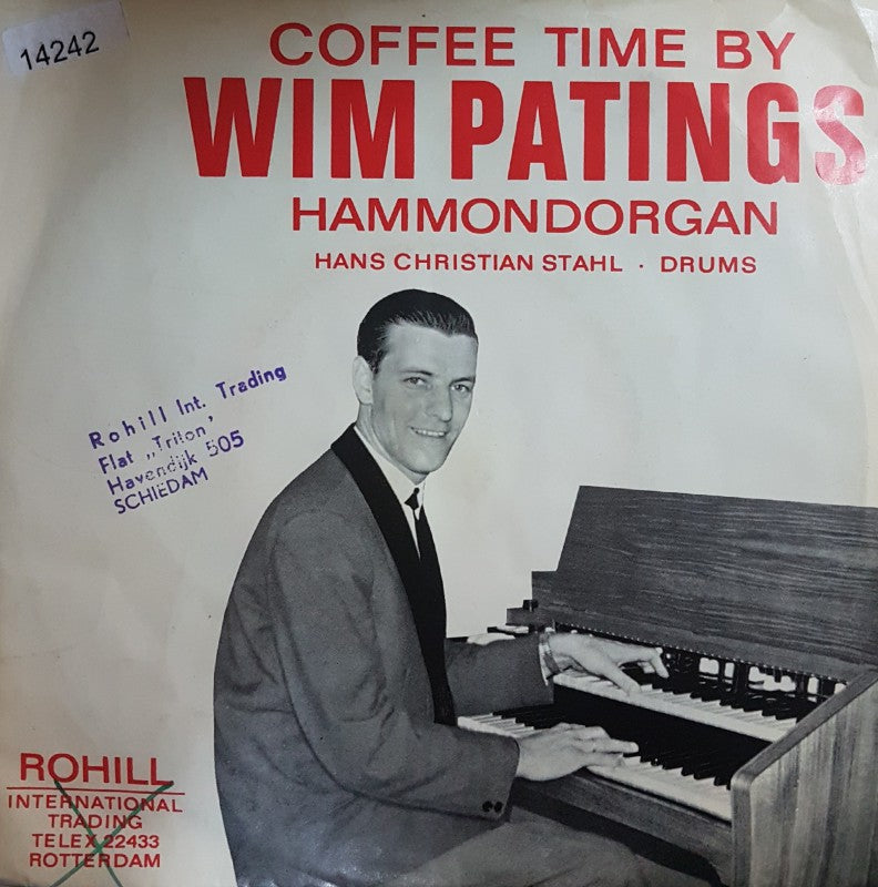 Wim Patings - Coffee Time By Vinyl Singles EP Vinyl Very Good (VG) <br> Hoes Good Plus (G+)
