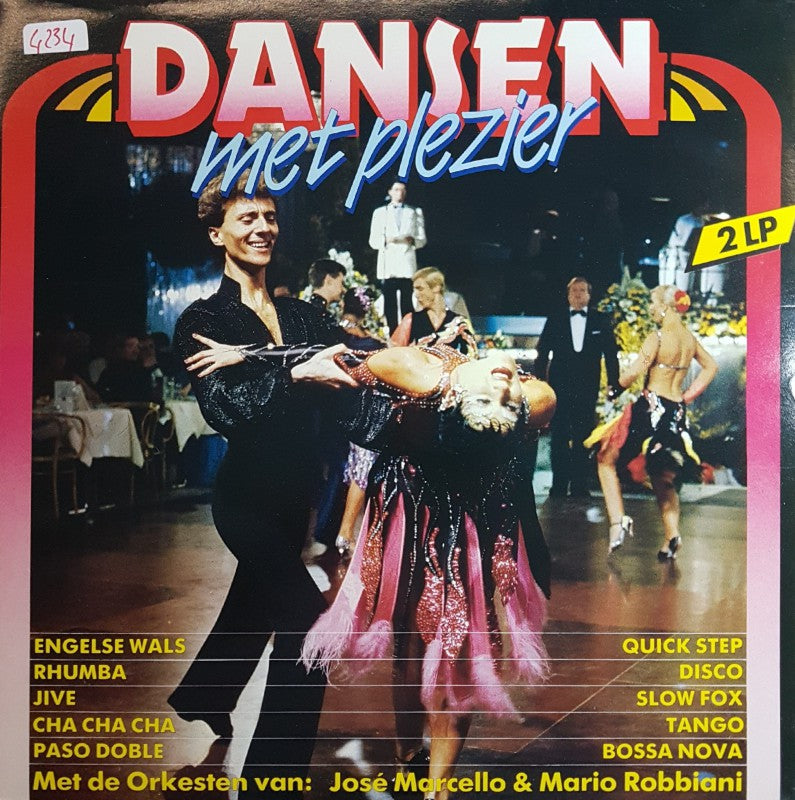Jose Marcello - Dansen Met Plezier (LP) Vinyl LP Vinyl Very Good (VG) <br> Hoes Good Plus (G+)