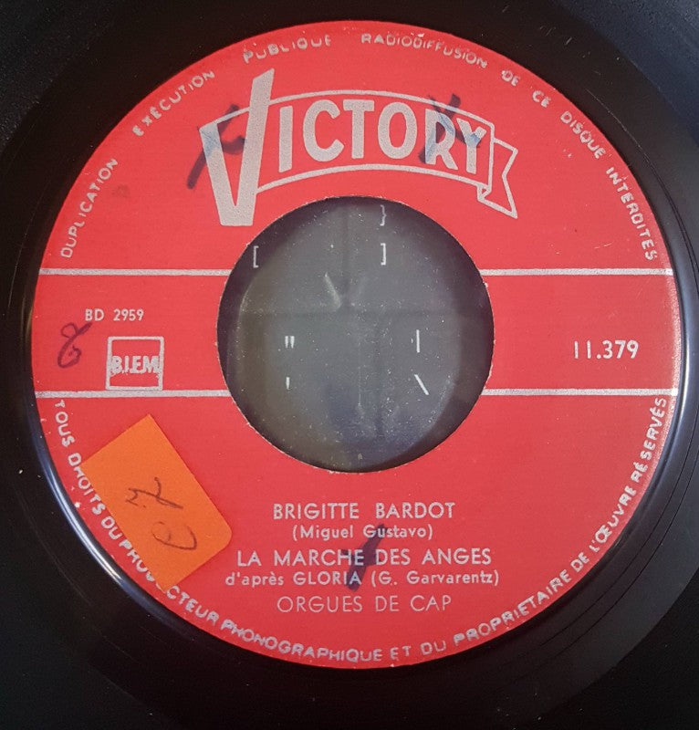 Orgues De Cap - Brigitte Bardot Vinyl Singles Vinyl (VG) <br> Hoes (G+)