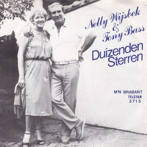 Nelly Wijsbek & Tony Bass - Duizenden Sterren Vinyl Singles Vinyl Very Good (VG) <br> Hoes Good Plus (G+)