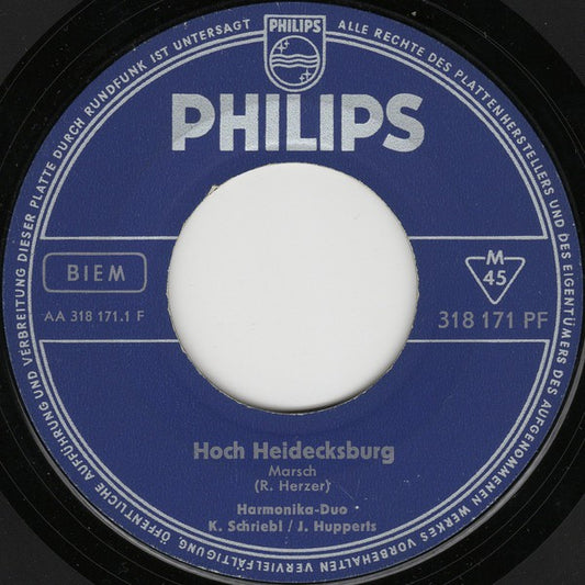 Harmonica Duo K. Schriebl / J. Hupperts - Schneewalzer 35786 Vinyl Singles Vinyl Zeer Goed / Hoesje Generic "VINYLSINGLES.NL"