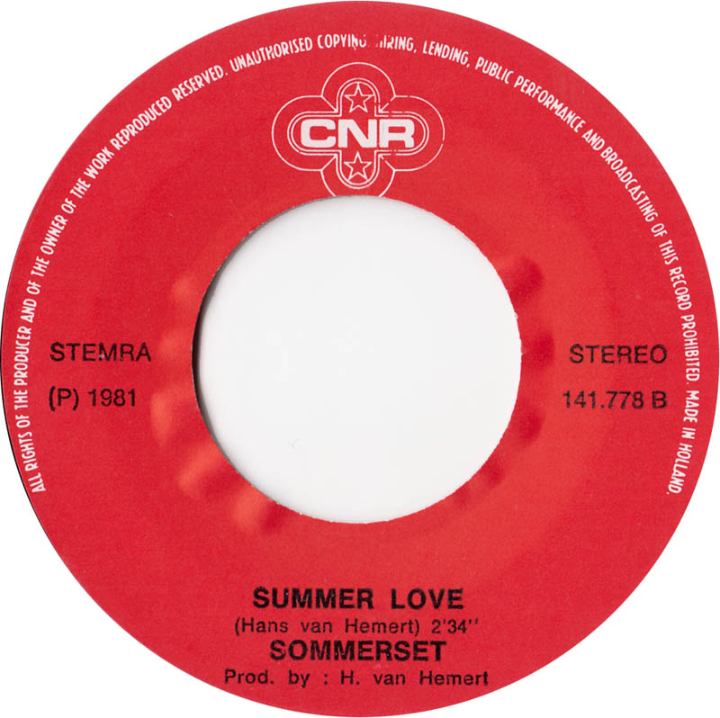 Sommerset - The French Song 29654 Vinyl Singles Vinyl Very Good (VG) <br> Hoes Good Plus (G+)