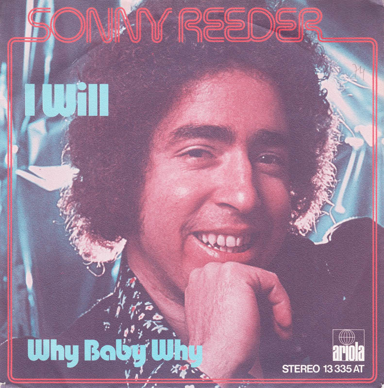Sonny Reeder - I Will 22641 Vinyl Singles