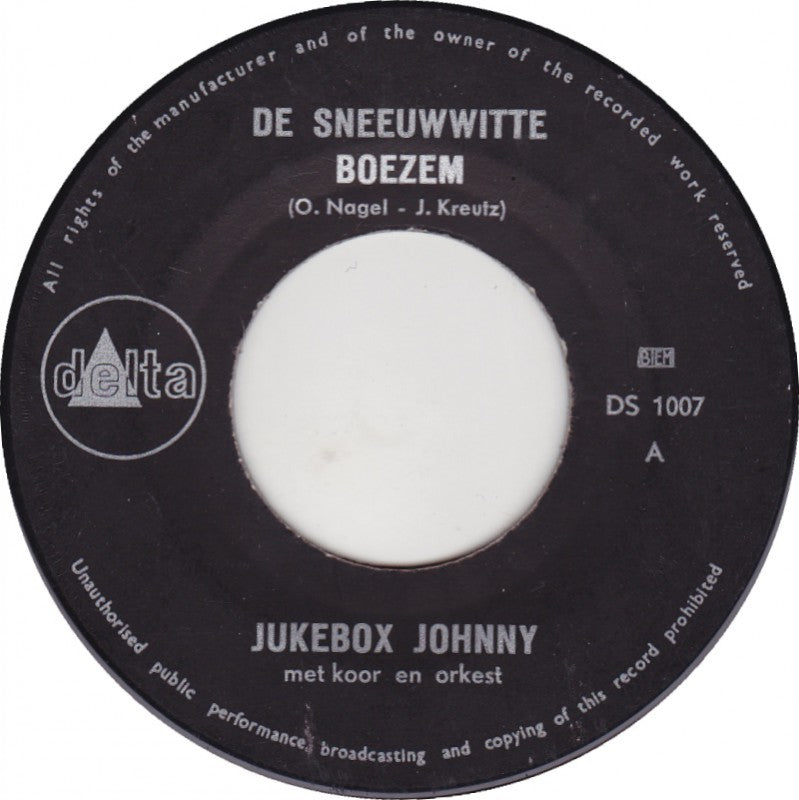 Jukebox Johnny - De Sneeuwwitte Boezem Vinyl Singles Vinyl (VG) <br> Hoes Generic