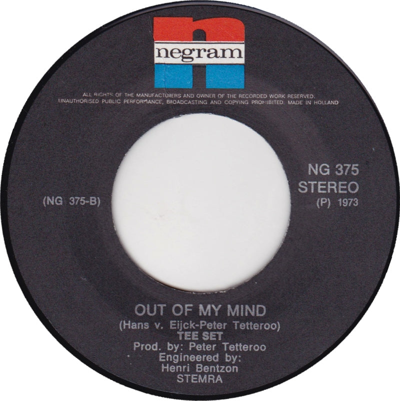 Tee-Set - You Bringing Me Down Vinyl Singles Vinyl Very Good (VG) <br> Hoes Good Plus (G+)