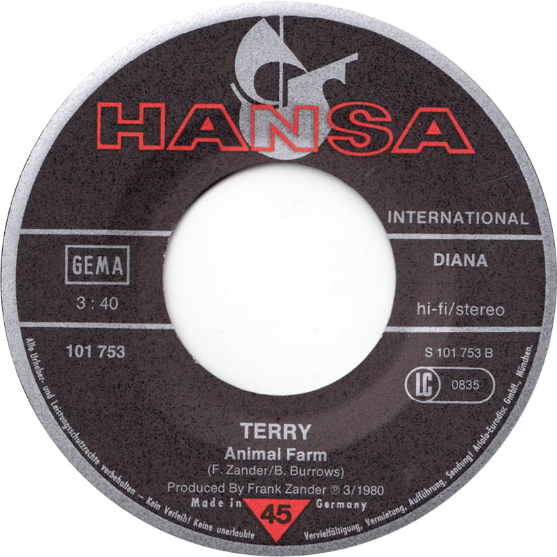 Terry - No Never - No More Vinyl Singles