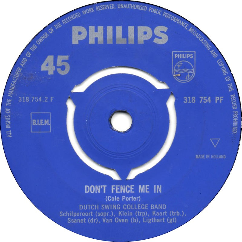 Dutch Swing College Band - Ich Hab' Das Fräulein Helen' Baden 'Sehn Vinyl Singles Vinyl Goed / Hoes Generic