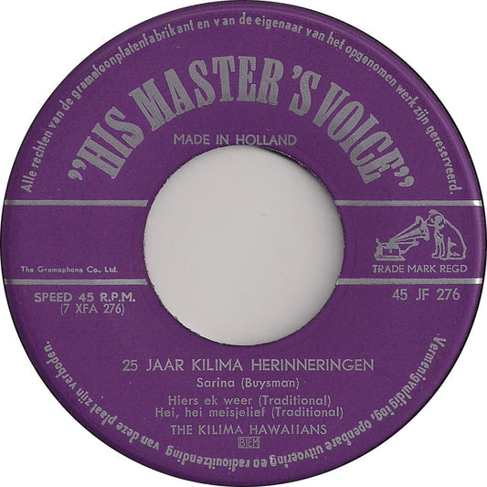 Kilima Hawaiians - ** Jaar Kilma Herineringen