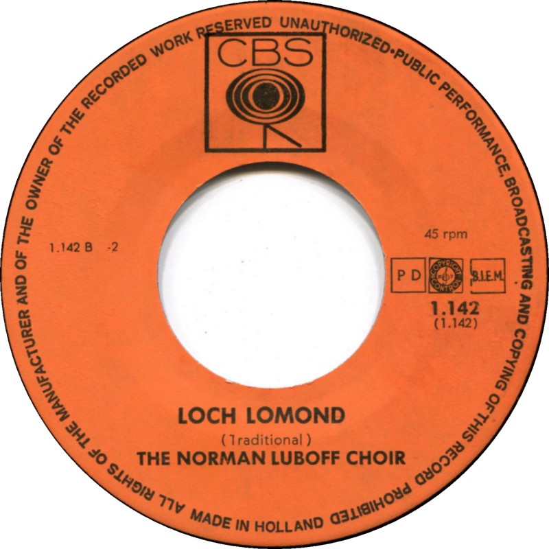 Norman Luboff Choir - Greensleeves Vinyl Singles